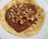 Foto del paso 2 de la receta: Panqueques con dulce de leche y nuez
