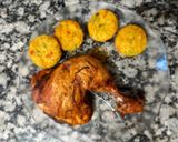 Foto del paso 8 de la receta: Pata y Muslo al horno con aliño de Manteca a la mostaza