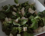 Foto del paso 1 de la receta: Ensalada de canónigos con queso Halloumi
