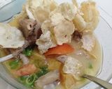 Foto langkah ke 8 dari resep Soto betawi daging kambing kuah susu.
