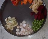 বিট গাজরের মিশেল তরকারি (beet gajarer mishel tarkari recipe in Bengali) রেসিপি ধাপ - 1 ছবি