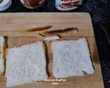 A picture of step 1 of 5 minute Peanut Butter & Nutella Sandwich.