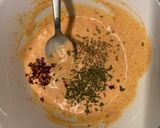 A picture of step 2 of Tandoori Mayonnaise paneer sandwich 🥪.