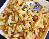 A picture of step 1 of Cheesy Pizza Tikka Fries 🍟 🍟.