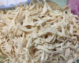 Hình bước làm 2 của món Ruốc gà mắm