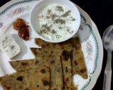 A picture of step 8 of Dal Parantha with 25g Paneen.