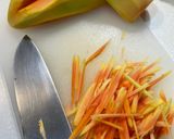 泰式涼拌青木瓜絲的食譜步驟1照片