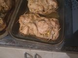Pollo relleno para un nuevo año con cúrcuma. 😋