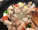 A picture of step 4 of Chicken and Pineapple.