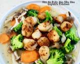 Hình bước làm 4 của món Còi Sò Điệp xào rau củ/ Scallops stir-fry Vege