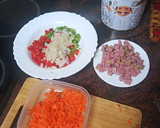 Foto del paso 1 de la receta: Salteado de pasta con mortadela y verduras