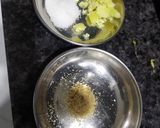 A picture of step 5 of Kala chana besan curry.