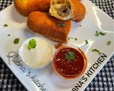 A picture of step 6 of Seekh Kebabs Corn Dog:.