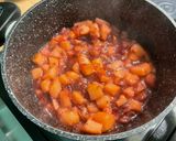 Une image de l'étape 5 de Compote de coings et groseilles à la vanille.