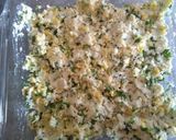 A picture of step 1 of Corn Mini Idlis.