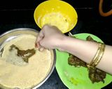 A picture of step 4 of Mutton chaap fry.