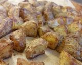 A picture of step 2 of Coriander Roasted Potatoes.