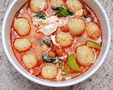 Foto langkah ke 5 dari resep Cilok Kuah dari Mie Instan.