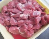 Gambar langkah 1 resipi Terung & Daging Masak Kicap Blackpepper.