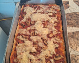 Foto del paso 10 de la receta: Pizza de champiñones rellena con muzzarella