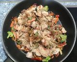 Foto del paso 4 de la receta Quinoa con verduras y pollo rápida