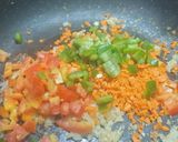 A picture of step 4 of Paneer Bhurji.