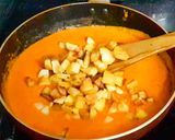 A picture of step 6 of Paneer butter masala.