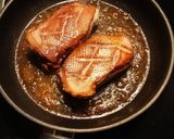 Gänsebrust mit Blaubeerkonfitüre überbacken Rezeptschritt 2 Foto