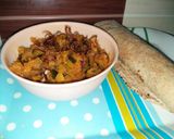A picture of step 5 of Pumpkin sabzi.