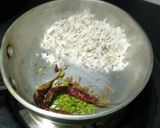 A picture of step 1 of Lauki balls in chettinad gravy.