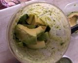 A picture of step 2 of Zucchini Noodles with Cannellini Bean and Avocado Pesto.