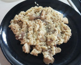 Foto del paso 12 de la receta: Risotto de setas y pollo