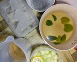 Foto langkah ke 1 dari resep Es Melon Lemon Binahong.