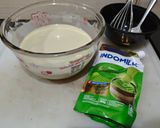 Foto langkah ke 7 dari resep Pancake Creamy Matcha.