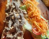 Foto del paso 4 de la receta: Pepito sencillo de carne de res y pollo