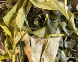 A picture of step 1 of Sarsoon ka saag.