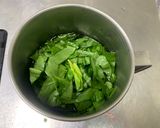 A picture of step 1 of Jade Egg Drop Soup with Soup Dumplings.