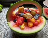 Une image de l'étape 10 de 🍉Pastèque 🍉melon🍋‍🟩farandole de fruits 🫐🍓🍇.