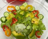 Hình bước làm 2 của món Salad Rong Nho