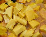 A picture of step 4 of Kathiyavadi sabzi dhokdi nu Shak.