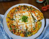 Foto langkah ke 4 dari resep Martabak mie daun kelor.