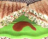 Colorful Cheesy paneer Sandwich recipe step 3 photo