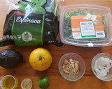 Foto del paso 1 de la receta: Ensalada de espinacas y arúgula con naranja