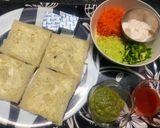 A picture of step 2 of Tri - Colour Sandwich.