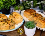 A picture of step 9 of No Egg No Maida Pure Veg Cheesy Garlic Bun And Swirl From Scratch Two Design One Dough.