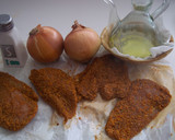 Foto del paso 1 de la receta: Pechuga chimichurri  y cebolla caramelizada sin azúcar