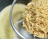 A picture of step 7 of Cute Little "mango Sev Burfi short Bread Tart".
