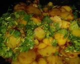 A picture of step 6 of Aloo ki qatliyan.