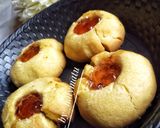 A picture of step 5 of Thumbprint cookies (jam cookies).
