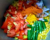 A picture of step 2 of Spicy Andhra style tomato pappu.